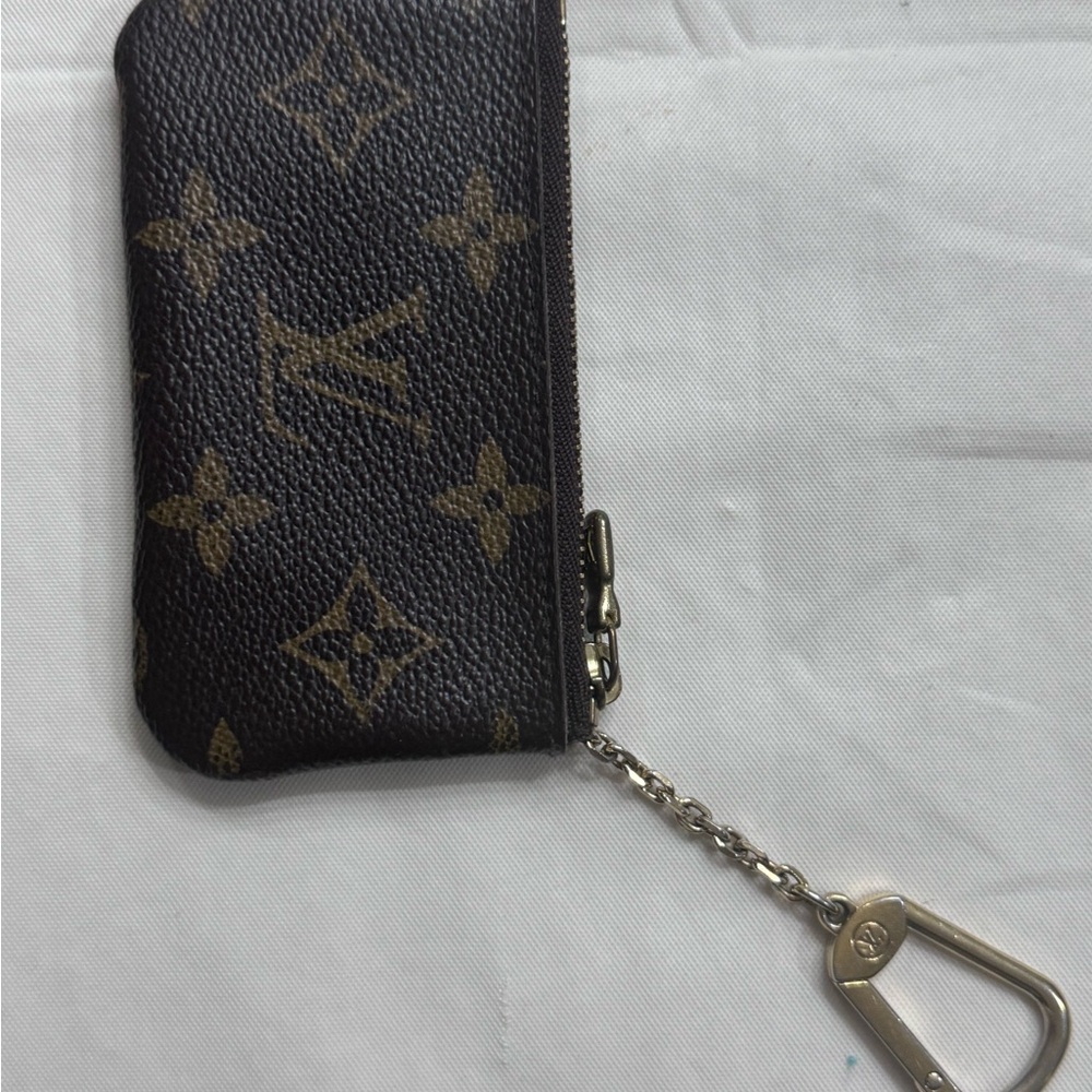 Louis Vuitton Monogram Coin Pouch in Brown and Tan - Picture 2 of 8